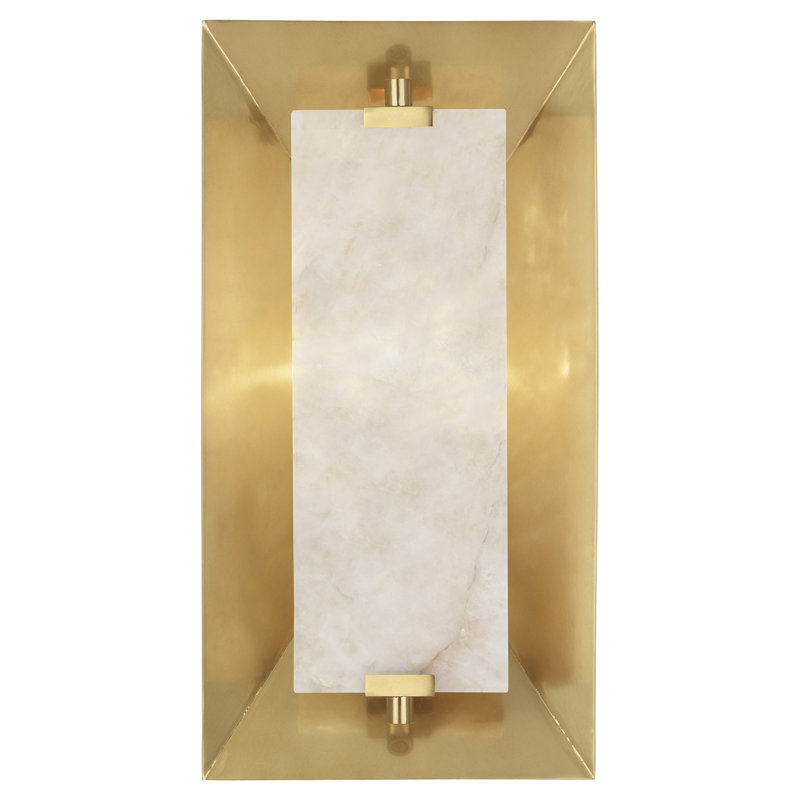 Gemma 1 - Light Flush Mounted Sconce, Brass