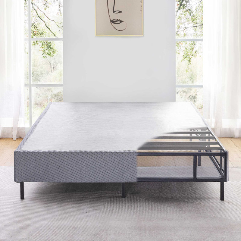 Sommier tapissier Huxley, Gris, Grand