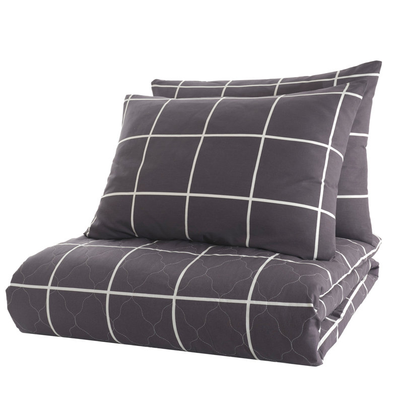 Cotton Plaid Coverlet