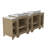 84"W×22"D×34"H Double Sinks Bathroom Vanity Cabinet-1104657681