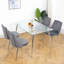 Ensemble de 4 chaises de salle à manger en velours-114326108-114326110