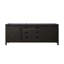 Meuble-lavabo double gris foncé 84 po X P 22 po D-117980219