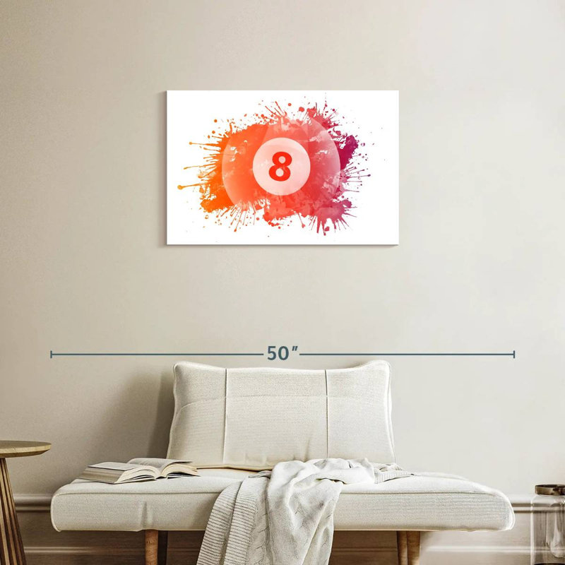 Senne 8 Ball Splash, 20" H x 30" W