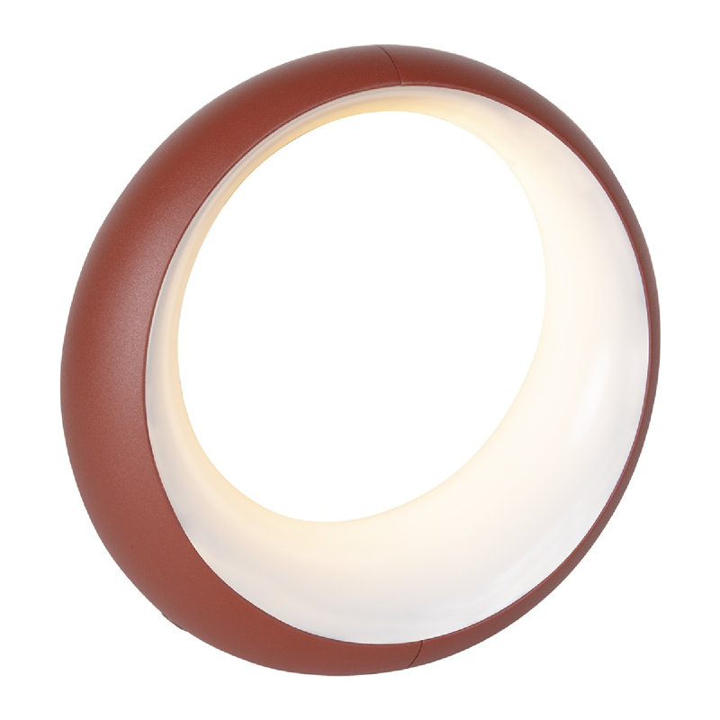 Hoopik LED Outdoor Table Lamp, Red Ochre