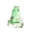 Antibes European Art Glass Vase Green