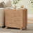Donati Fluted Nightstand With 3 Drawers-25329678