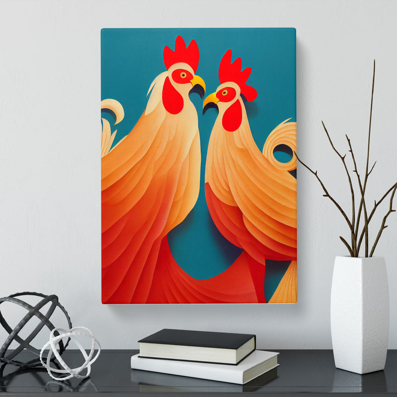 Cavaillon Rooster Vol.2 - Wrapped Canvas, 60cm H x 40cm W x 3cm D