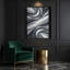 Abstract Landscape 87 Black Canvas Wall Art-740947527