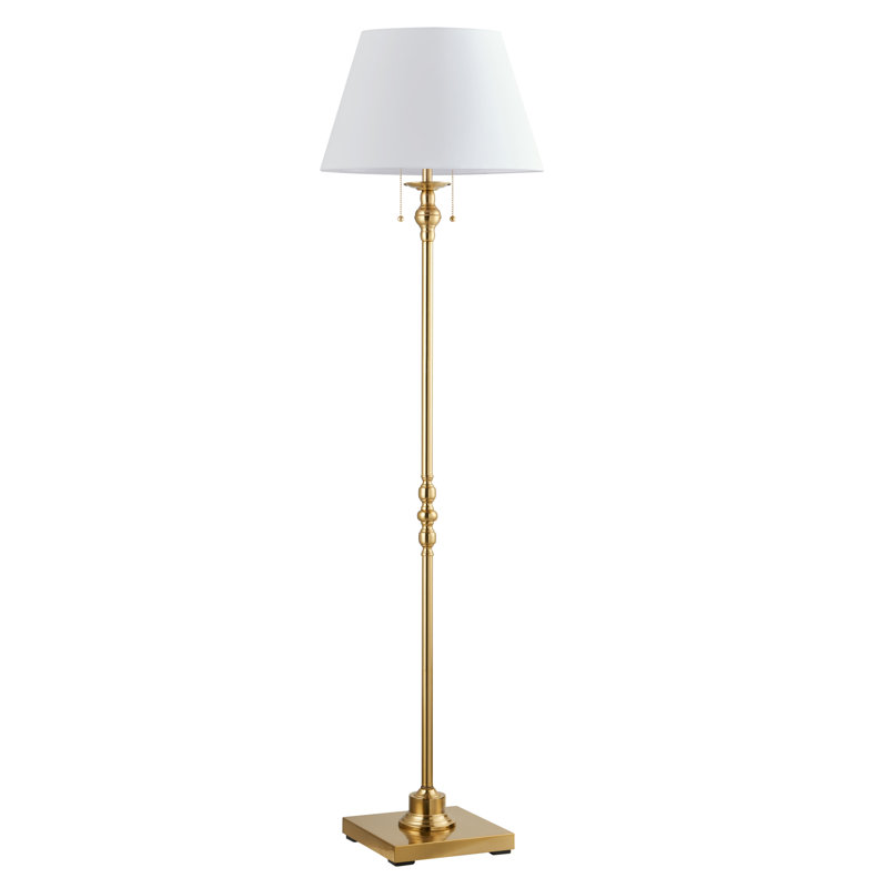 Lampe sur pied 61 po Amiyra, Or antique