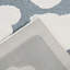 Tapis bleu sarcelle Cumulus-129247099