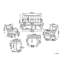 Yampa Rattan 4 - Person Seating Group with Cushions-70298866