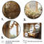 «Bathroom Golden Luxe III» - Art mural encadré pour salle de bain-652421146-652421150-615700466