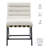 Nicco Cream Polyester Dining Chair (Set of 2)