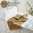 Timeless Linens Country Bath Stars Tan Washcloth Set of 4 12x12-108218698