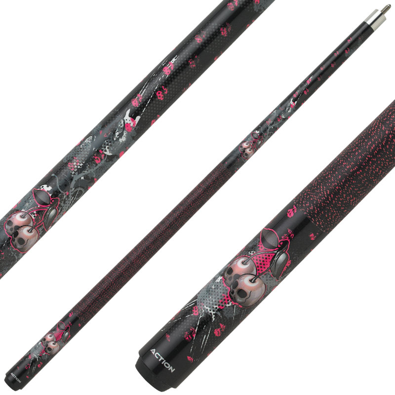 Cherry Skulls Mafia Pool Cue, 20 Oz.