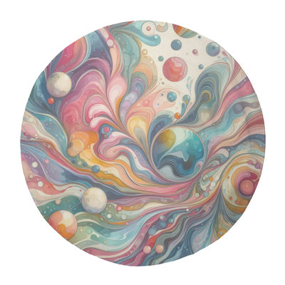 Tapis tressé Magic Watercolors