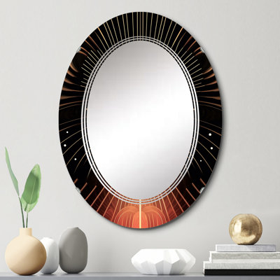 Fyztimmons - Miroir mural moderne ovale