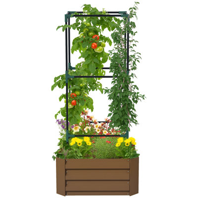 Shanav Metal Raised Garden Bed