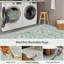  Washable Floral Area Rugs Boho Large Rugs Non-Slip for Bedroom Soft Rubber Backed Carpet-1787497573