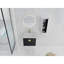 24" Wall-Mounted Bathroom Vanity With Ceramic Sink And Side Cabinet, Soft Close Doors, Combination Cabinet-967762648