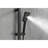 Handheld Shower In Matte Black Stainless Steel, 28-Inch Slide Bar, 59-Inch Hose, Height Adjustable, Functional Spray Settings For Relaxing And Chair Use Adjustable With Multiple Modes Bathing,