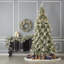 Flocked Realistic Pine and Pampas Christmas Tree 550 Warm White LED Lights - Includes a Storage Bag & Remote Control-85608181