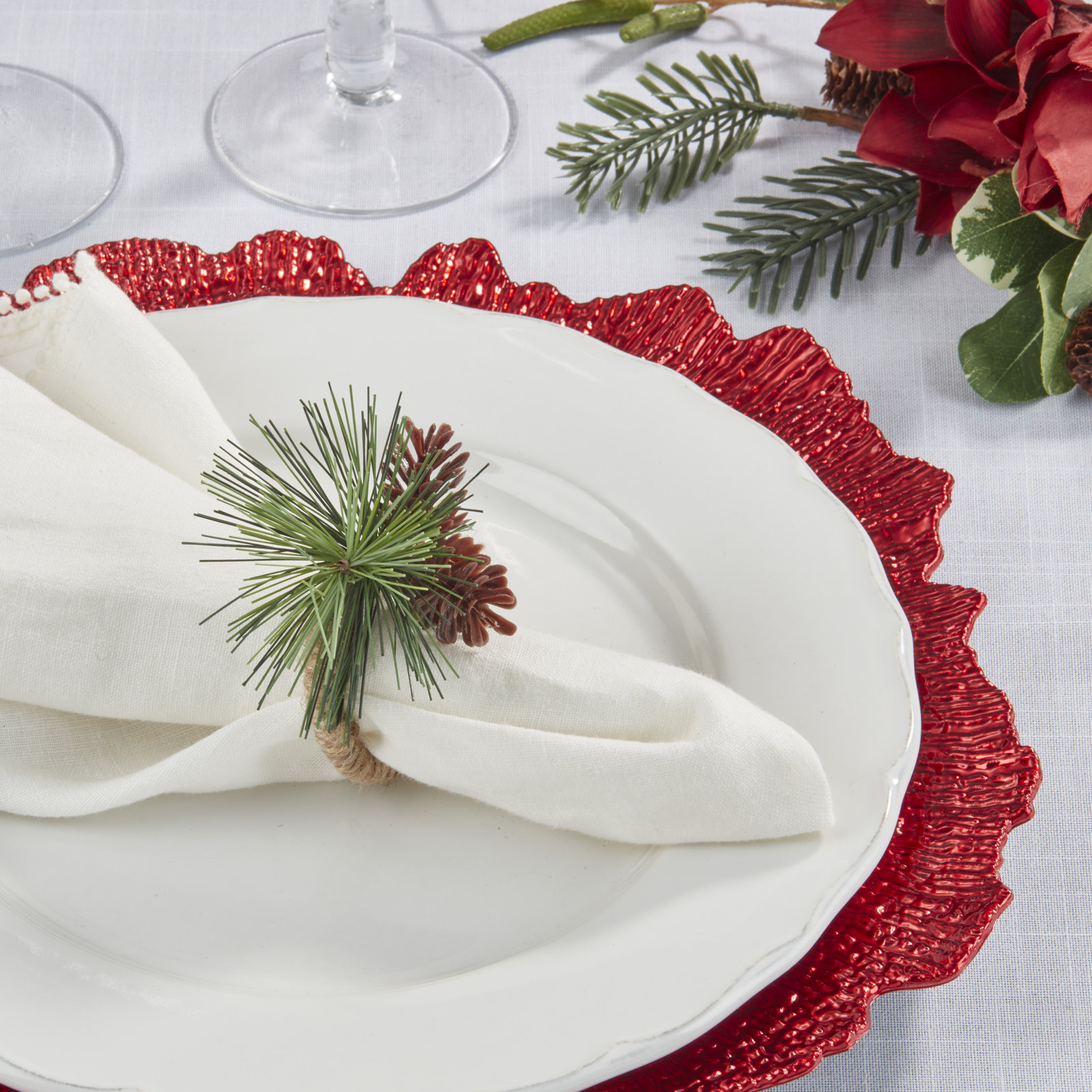 Forest Floor Pinecone Napkin Rings