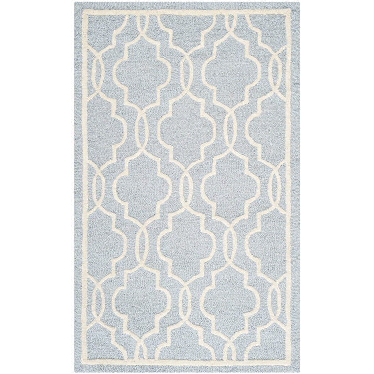 Malaki Geometric Wool Hand Woven Area Rug