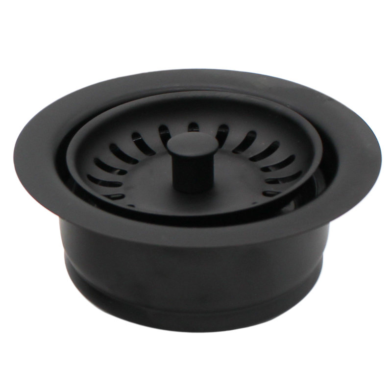 Victorian 9" 1-Handle Hot Water Dispenser Faucet with Filter, Kitchen Sink Drain & Disposal Trim, Matte Black