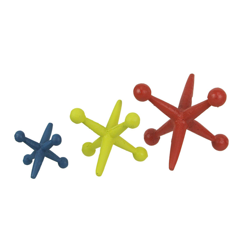 Ensemble de figurine 3 pièces Jack, Rouge / Bleu / Vert