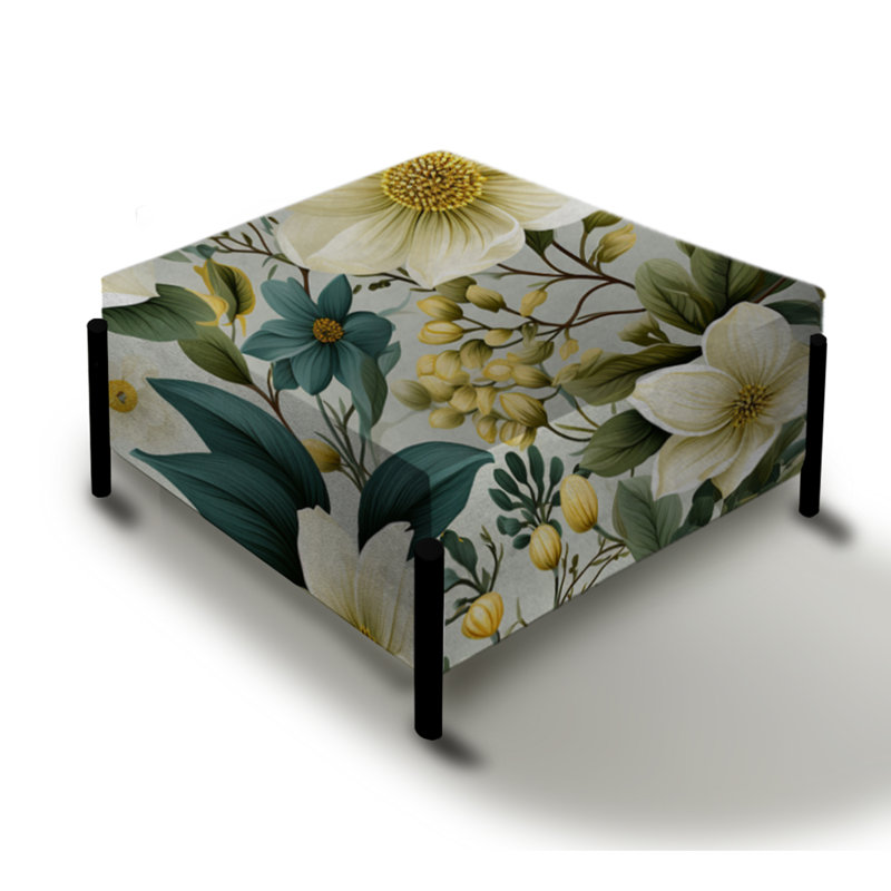 Grand motif de pivoines botaniques Bho Boho