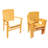 Mastropietro 6 - Person Teak Wood Patio Dining Set with Rectangular Table