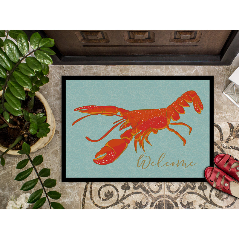 Paillasson d’extérieur antidérapant Burket welcome, Rectangle 24 po x 36 po
