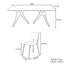 Ensemble de table de salle à manger de luxe européen à lumière simple-106571915