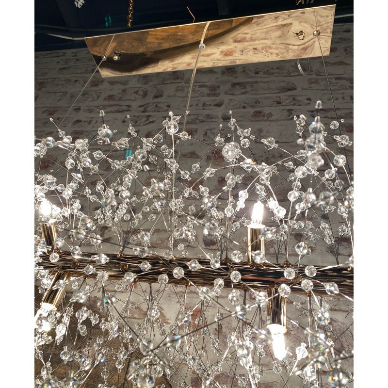  Lustre linéaire moderne Brenli Starburst, Or
