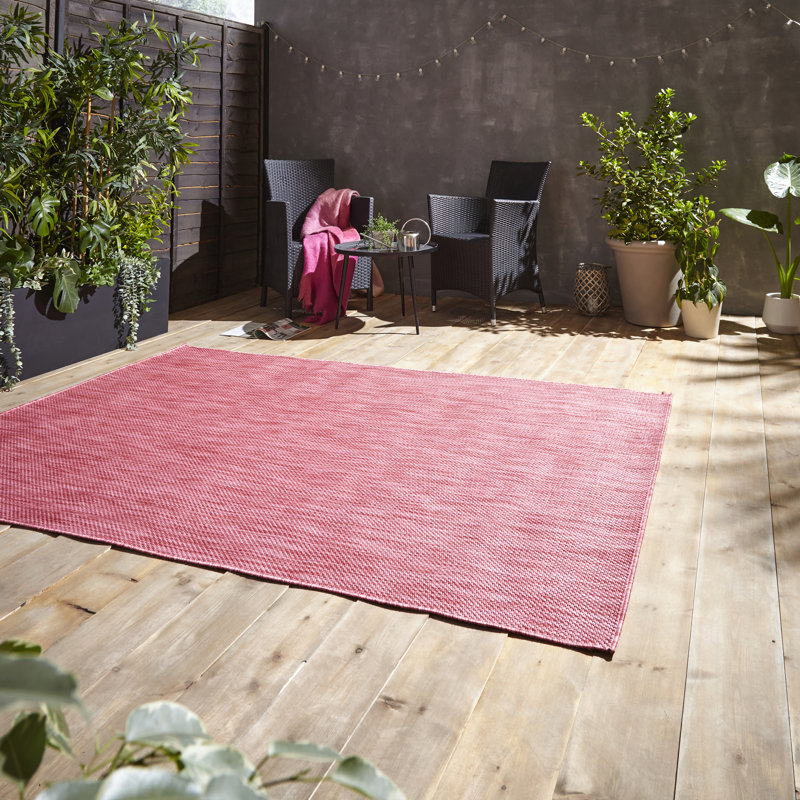 Machine Woven Pink Rug, Rectangle 120 x 170cm