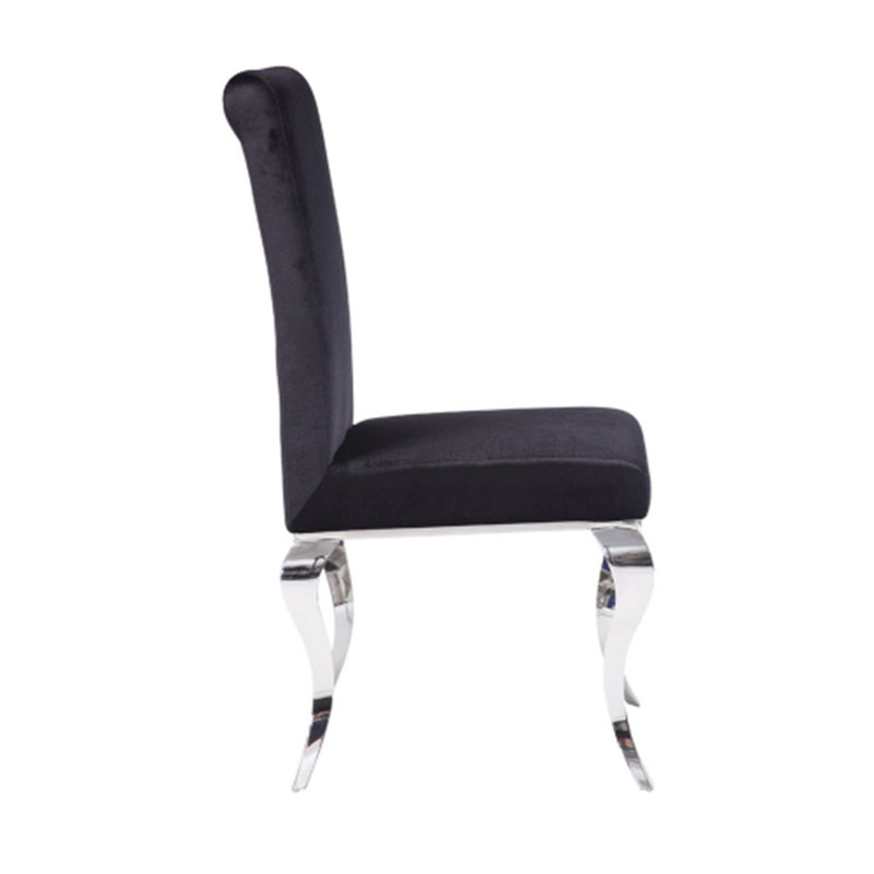 Chaises d'appoint rembourrées en tissu