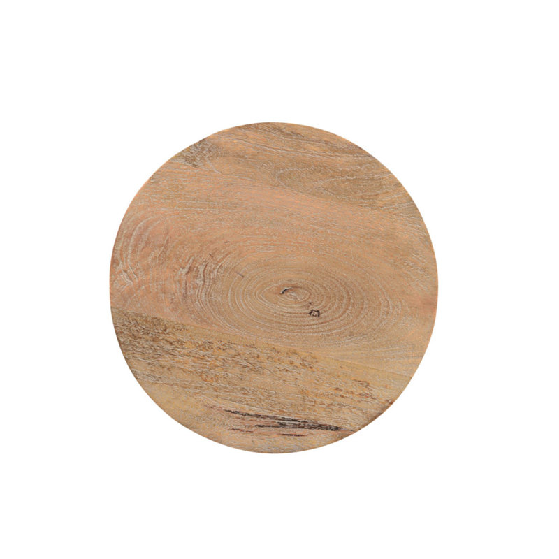 Table de bout ronde 18 po, Naturel