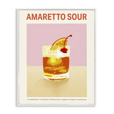 Giclée Amaretto Sour Classic, encadrée par Victoria Barnes