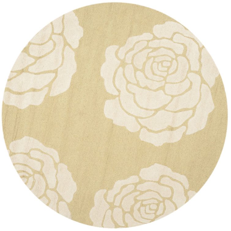 Cannen Hand Tufted Wool Floral Rug