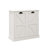Two-Compartment Tilt-Out Laundry Sorter Cabinet