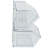 Azar Displays Two-tier Clear Organizer, 2-pack