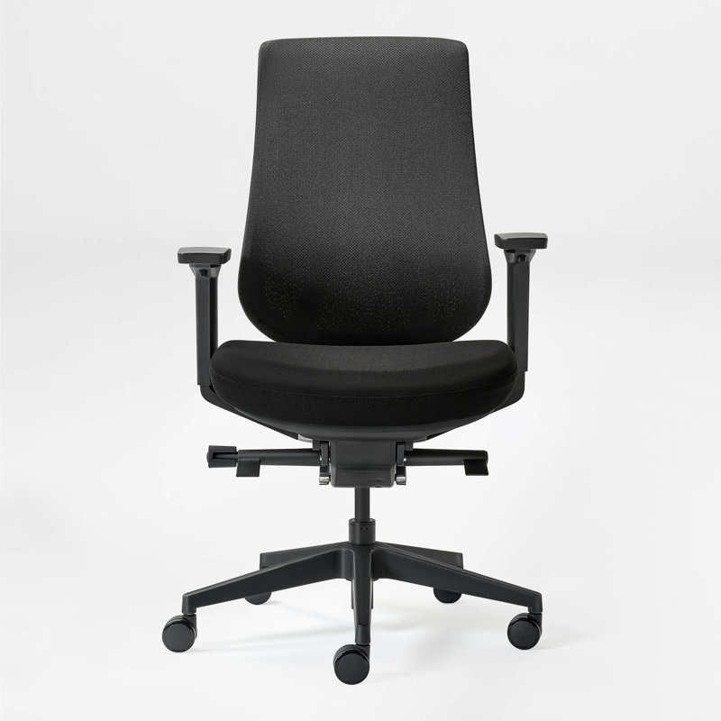 Office Chair with Italian Donati Tilt - 4D Adjustable Ergonomic Mesh Chair for Home Office,Black, Black, Black