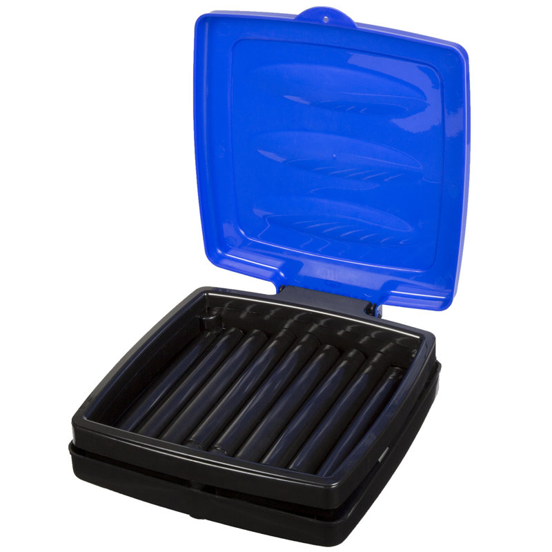 Porte-sac à ordures portable - poubelle pliable pour les ordures - utilisation intérieure / extérieure - idéale pour le camping, le recyclage et plus encore par Wakeman