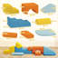 HOMCOM 140cm W Climbing Blocks