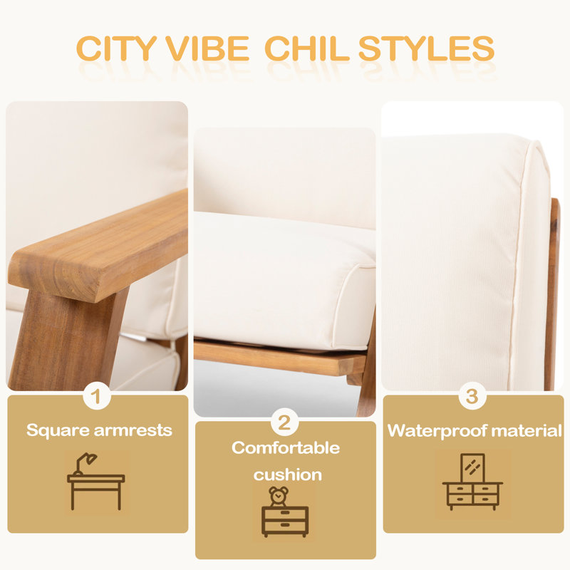 CHAISE CLUB, Beige