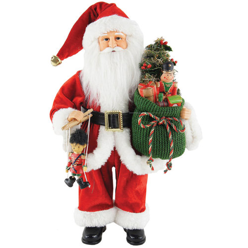 Santa's Workshop Bag Full of Toys Santa & Reviews | Wayfair