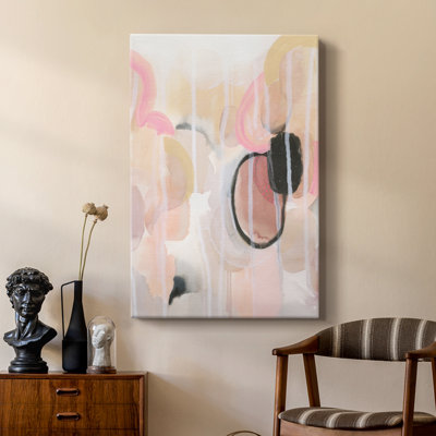 Pink Avocados II -Custom Wrapped Gallery Cavas