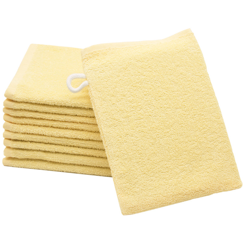 Midweight Washcloth, Yellow