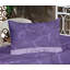 Drap-housse et coussin décoratif romantique Ambesonne Aubergine - mauve-106789555